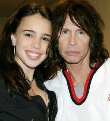 Teresa Barrick daughter Chelsea with her father Steven Tyler